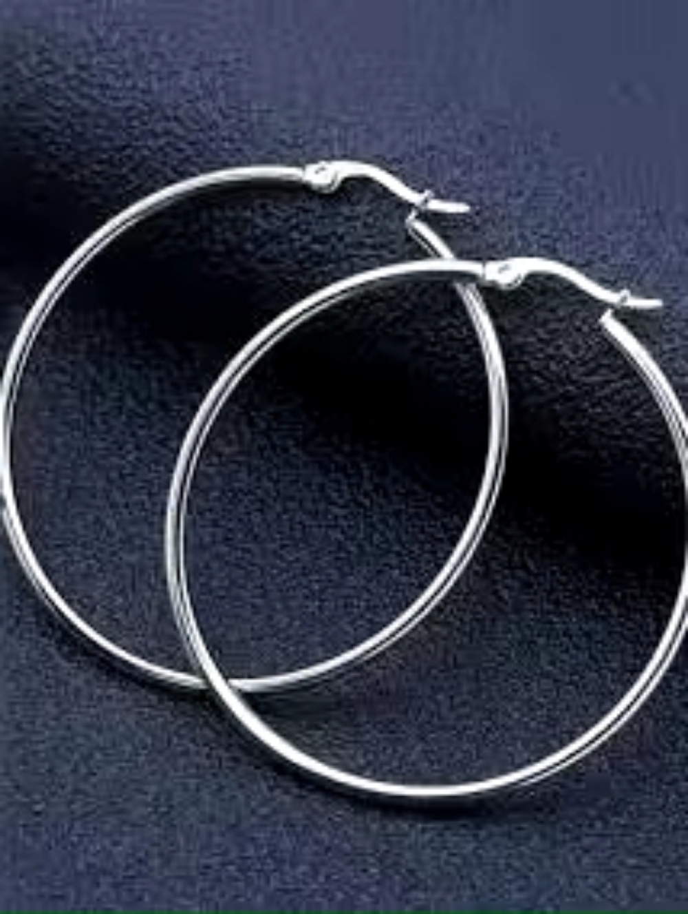 Elegant Silver Hoops
